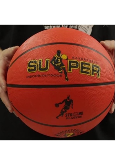 Basketbol Topu, Turuncu, 7 Numara, İç Ve Dış Mekan, Pompa Dahil,