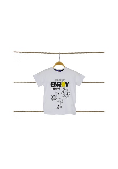 Crassi Erkek Çocuk T-shirt Beyaz