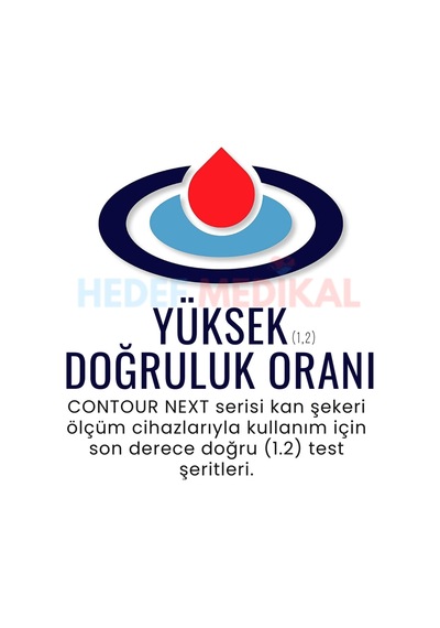 Contour Plus Seker Ölçüm Cihazı + Ölçüm Stribi 50 Adet