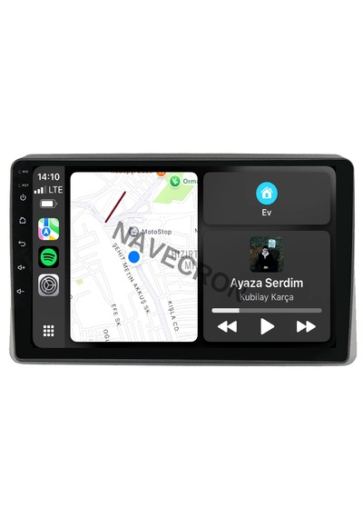 Renault Master 2019-24 10" Uyumlu Androıd Multimedya Gerçek 2/32 Kablosuz Carplay Geri Görüş Kameralı 10"