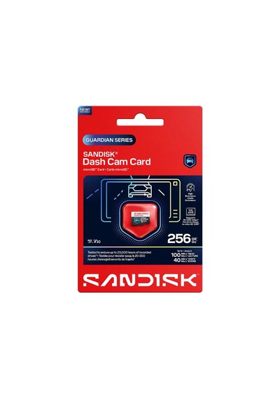 Sandısk Dash Cam 256gb 100/40mb/s Microsdxc V30 Araç Kamerası Hafıza Kartı Sdsqqnr-256g-gu6sn