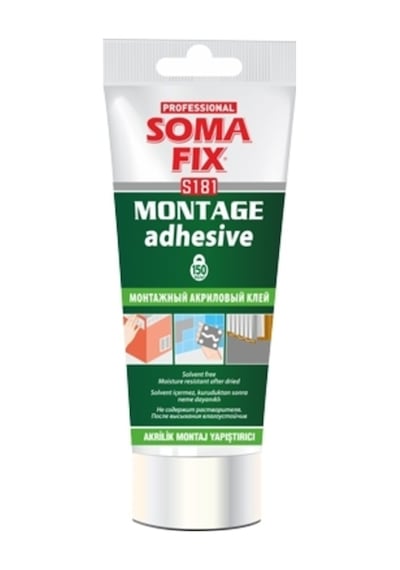 Somafix Beyaz Somafıx Kartonpiyer Yapıştırıcı Derz Matik Plastik Sıkılabilir Tüp 250 Gr
