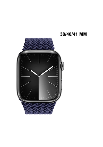 Apple Watch Uyumlu Watch 3 4 5 6 7 8 9 Seseri 38 40 41mm Solo Loop Kordon Kayış Silikon S Beden Mt86