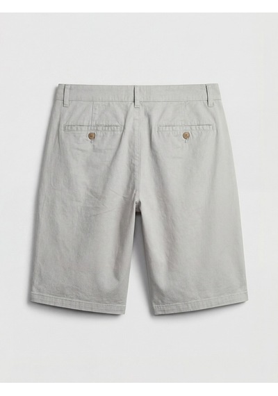 Lcwaıkıkı Classic Gri Standart Kalıp Erkek Gabardin Şort