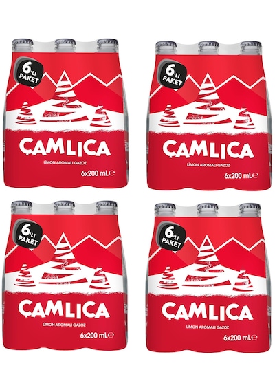 Çamlıca Limon Aromalı Gazoz 200 Ml X 24 Adet