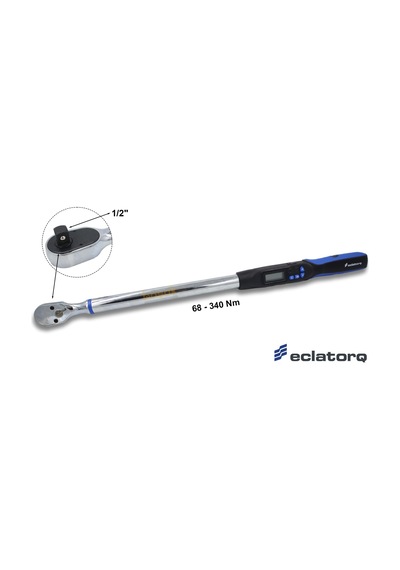 Eclatorq 1/2" Dijital Tork Anahtarı 68-340 Newton We4-340bn