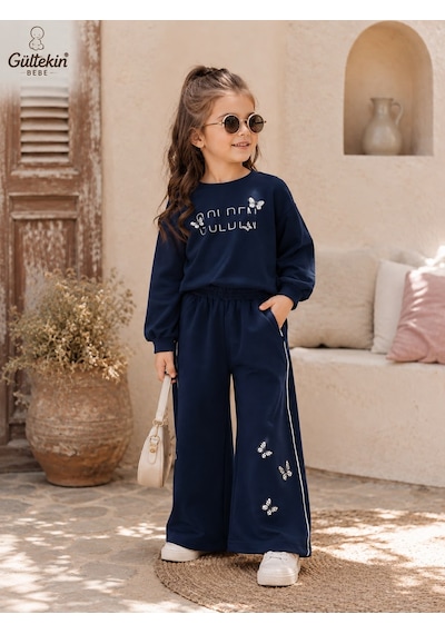 Lumia Baby Golden Kelebek Nakışlı Kız İkili Eşofman Takım 6-9 Yaş -kay4427410 - Lacivert Lumia Baby Golden Kelebek Nakışlı Kız İkili Eşofman Takım 6-9 Yaş -kay4427410 - Lacivert