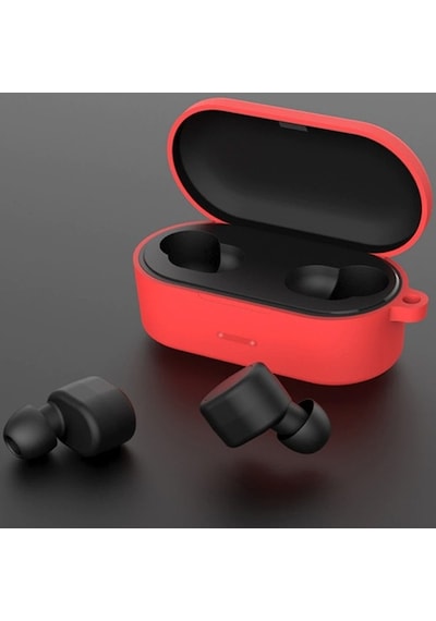 Qcy T1S-T2C Bluetooth Kulaklık Için Silikon Koruma Kılıf+ Anahta