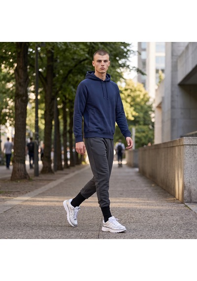 Sportive Lenix Erkek Lacivert Günlük Stil Sweatshirt 26ye0011-klcv Mavi