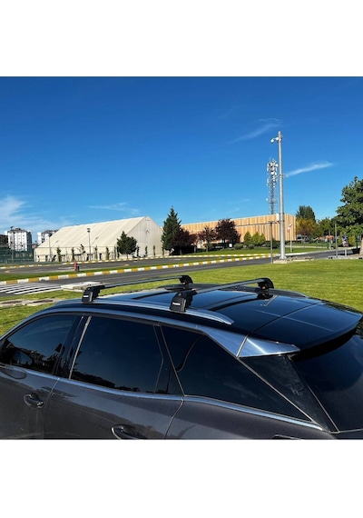 Nıssan Qashqaı J12 2021-sonrası Trx2 Carrier Kilitli Ara Atkı Taşıyıcı Tavan Barı Siyah