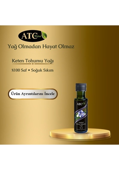 Atc Vital Keten Tohumu Yağı 100 Ml