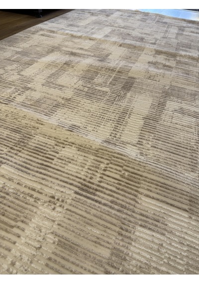 Hoom Rugs Touch 801 Kemik Bej Modern Salon Halısı Bej