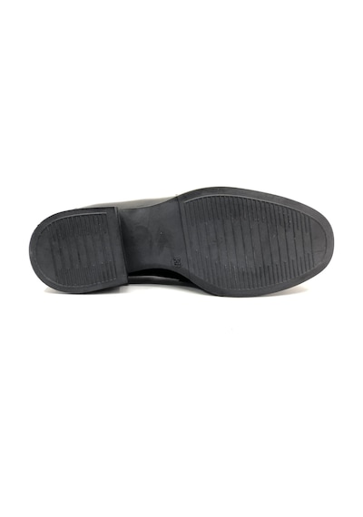 Greyder 59120 Zn Deri Comfort Klasik Oxford Kadın Ayakkabı Siyah Rugan