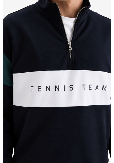 We&me Boxy Fit Gömlek Yaka Sporcu Erkek Sweatshirt Çok Renkli