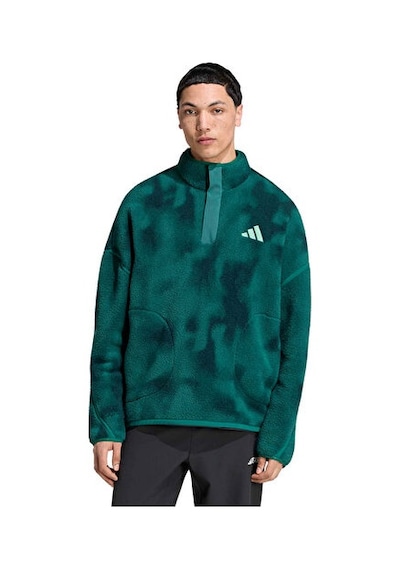 Adidas Terrex Mt Ess Hp Aop Erkek Outdoor Polar Sweatshirts Ks2316 Yeşil