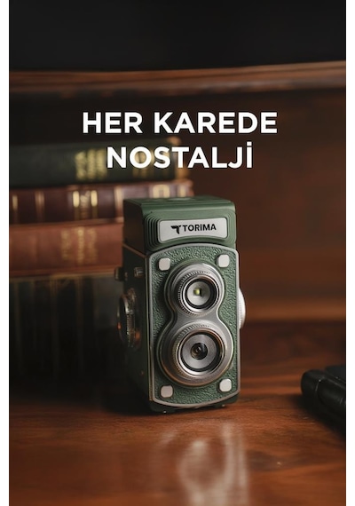 Torima CMR44 Mini Retro Dijital Fotoğraf Makinesi Yeşil