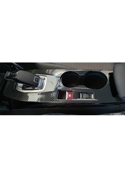 Çmk Peugeot 2008 Orta Konsol Kaplama - Karbon