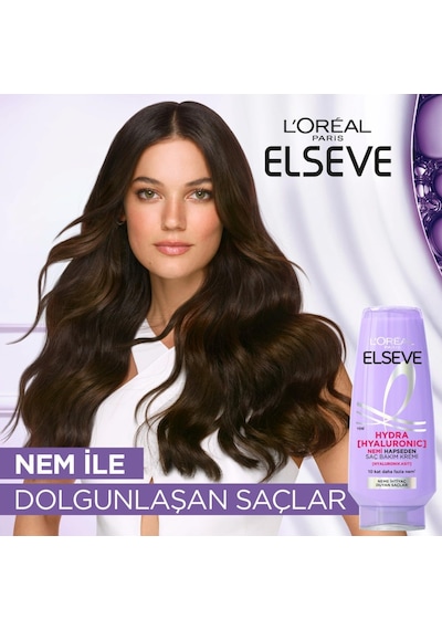 L'oreal Paris Elseve Hydra Hyaluronic Nemi Hapseden Saç Bakım Kremi 250ml