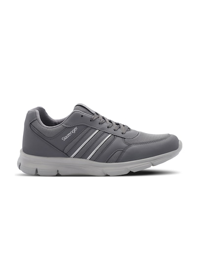 Slazenger Efrat Büyük Beden Erkek Sneaker Ayakkabı Koyu Gri