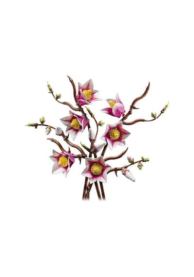 LEGO® Botanicals Manolya Dalları 11510 - Yetişkinler için Çeşitli Detaylar İçeren Çiçek Buketi Model Yapım Seti (435 Parça)