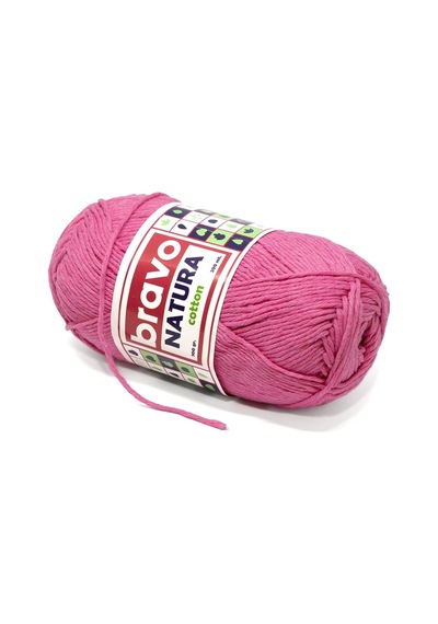 Natura %100 Koton İplik 100 Gram 200 Metre Renk Kodu:405 Pembe