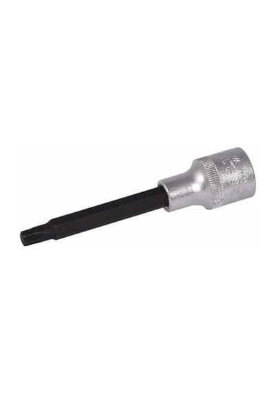 1113064106 1/2" Uzun Allen Uçlu Lokma Anahtar, Krom, 6 Mm