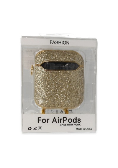 Apple Air Uyumlupods 2 2.nesil Spell Simli Kılıf - Gold