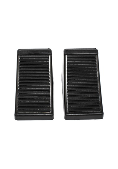 50011 Delikli Kauçuk Tekerlek Takozu 6-1/2" X 3-3/4" X 4" , 2'li Paket