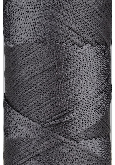 Premium 400 Gr Polyester Makrome Ipi 2 Mm 2li Set Koyu Gri Makrame Ip Supla Çanta Ipi No:4