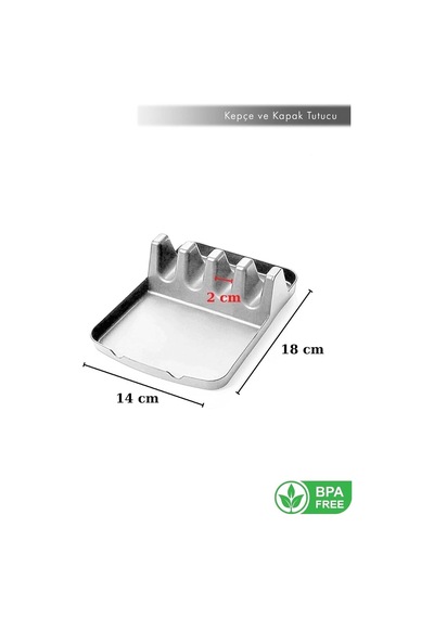Kepçe Kaşık Ve Kapak Tutma Aparatı Çok Renkli