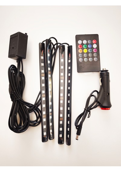 12 Led Ayak Altı Led Lamba Kumandalı 4 Lü 12v Br4283706