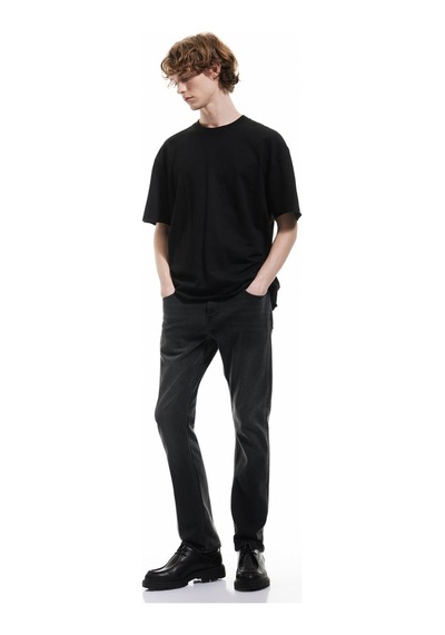 Koton Normal Bel Pamuklu Slim Fit Jean Pantolon - Brad Jean Antrasit