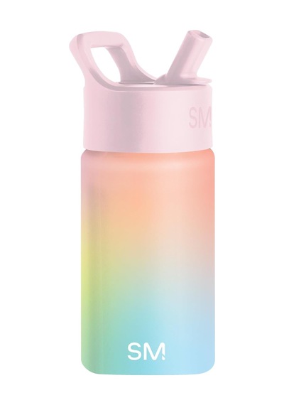 Simple Modern Kids Summit 0,4 L - Blue Dune Lightning Bolts Acı Kahverengi