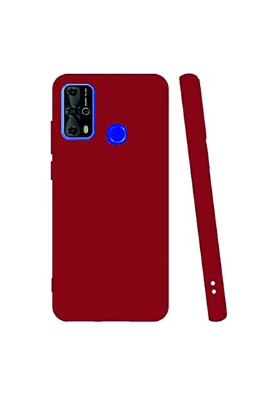 Reeder P13 Blue Max Pro Lite Kılıf Kamera Korumalı Silikon Rubber Arka Kapak Kırmızı