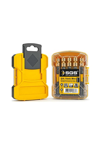 Sgs Pz2 65mm Manyetik Çift Yönlü Bits Uç Black-pro Series Sgs3983 10 Adet