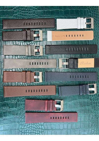 R4109 Roder Deri Kayış - Kahverengi - 30x20mm Şeffaf