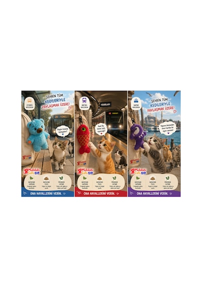 Matamıx Fıfy Peluş Kedi Oyuncağı Dayanıklı, Kediler İçin Eğlenceli Oyuncak