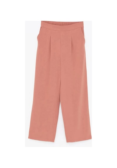 LC Waikiki Lcwaıkıkı Classic Kahverengi Beli Lastikli Rahat Kalıp Kadın Pantolon