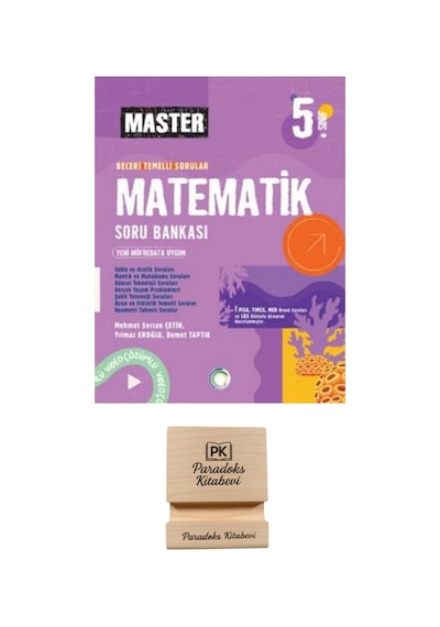 Okyanus Yayınları 5. Sınıf Master Matematik Soru Bankası + Telefon Standı