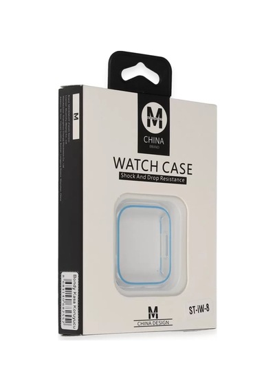 Movenchy Apple Watch 45mm Bondy Kasa Koruyucu - Mavi