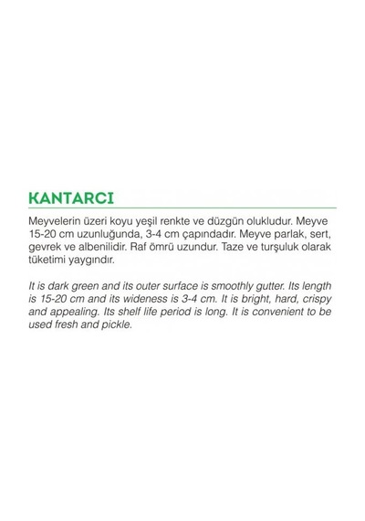 AGRodal Tarım Ata Tohumu Yerli Doğal Kara Acur Kantarcı 100 Adet Tohum