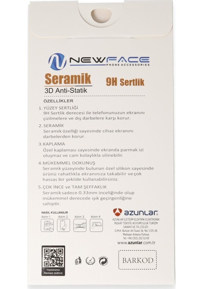 Newface Samsung Uyumlu  Galaxy S24 3d Antistatik Mat Seramik Nano Ekran Koruyucu