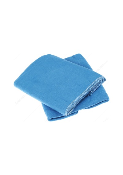 Mavi Flanel Kumaş Temizlik Bezi 12 Li Paket 30-30 Cm