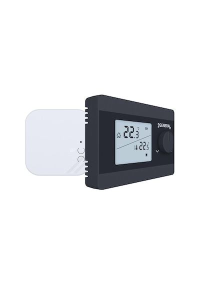 General Life Illona Ht250s Rf Kablosuz Oda Termostatı - Siyah