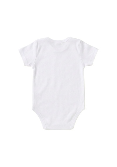 Babylimon %100 Pamuk Bebek Zıbını, I Love Mom And Dad Baskılı, Çıtçıtlı, Beyaz - 821568822 Beyaz