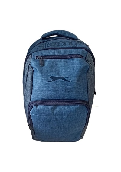 Slazenger Dört Bölmeli Sırt Çantası Baskılı Kolon Lacivert 21131