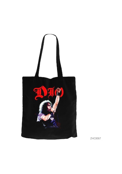 Dio We Rock Siyah Kanvas Bez Çanta Siyah