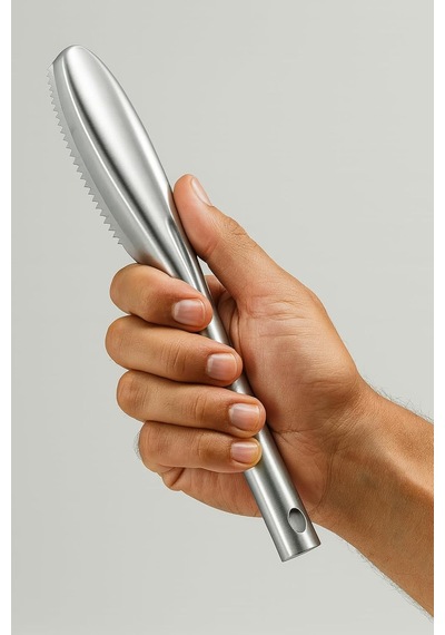 Busstier Balık Pul Soyacağı Metal Gövde Dişli Yapı Hızlı Pul Temizleme Aparatı Ergonomik Saplı Pratik Balık T Diğer