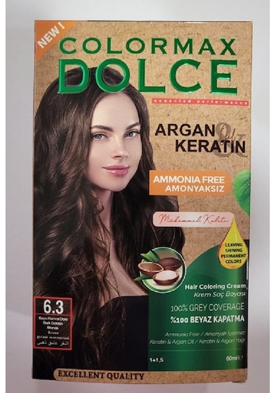 Colormax Amonyaksız Saç Boyası 6.3 - Koyu Kumral Dore (547450959)