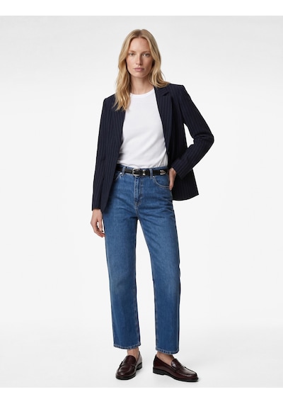 Koton Pamuklu Normal Bel Düğmeli Düz Paça Denim Pantolon - Straight Fit Jean Orta İndigo 6sal40218md Koton Pamuklu Normal Bel Düğmeli Düz Paça Denim Pantolon - Straight Fit Jean Orta İndigo 6sal40218md